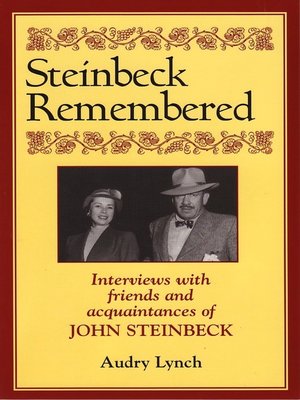 cover image of Steinbeck Remembered